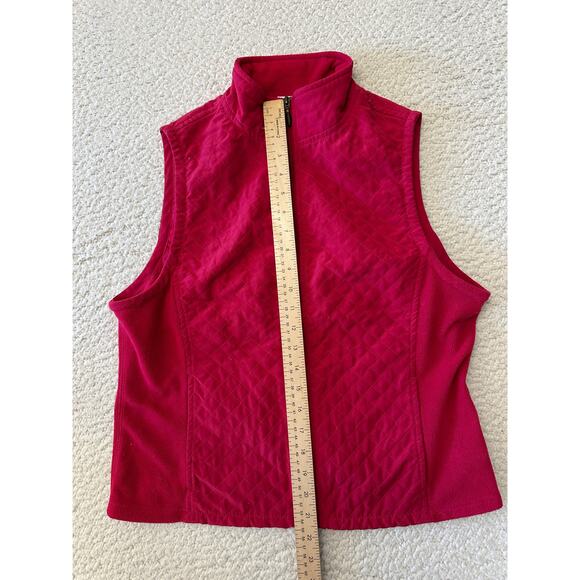 Columbia Womens Quilted Full Zip Fleece Vest Medium - Picture 2 of 6